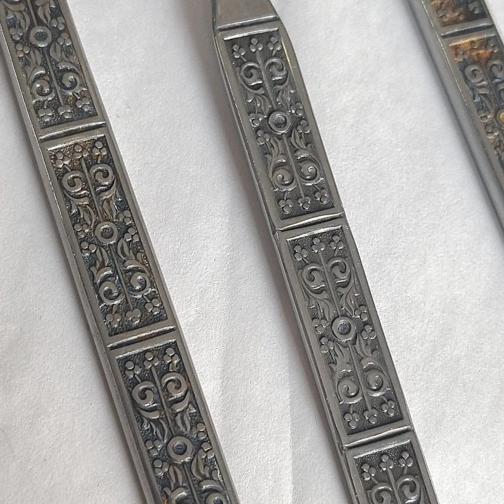 Orleans Silver Co. Stainless ORL16 Lot of 3 Butter Knife And Fork